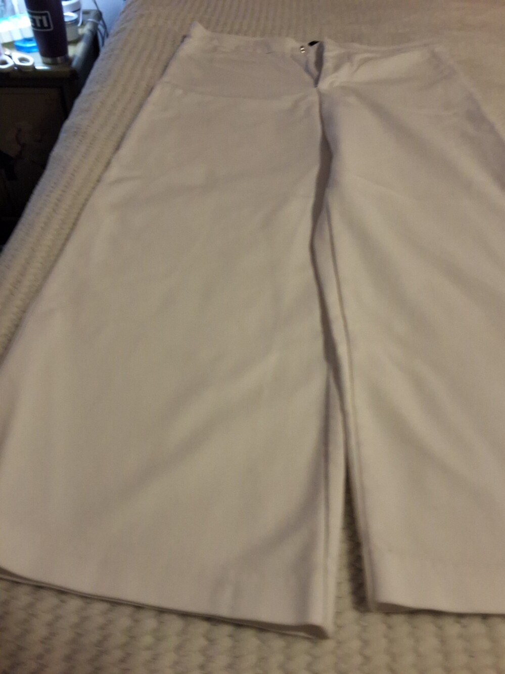 crosby. White Wide-Leg Trousers